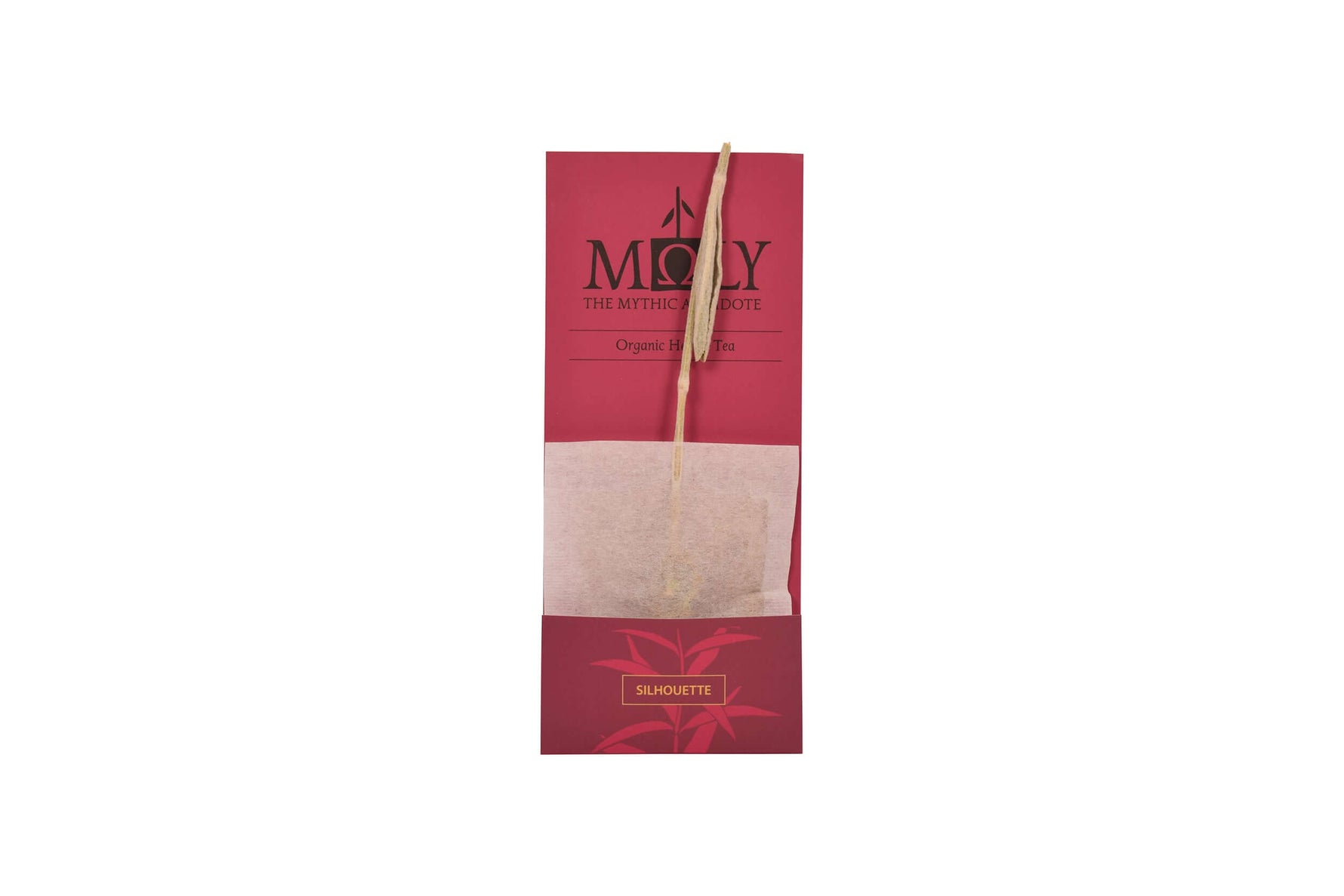 rote Einzelverpackung MOLY Silhouette Bio
